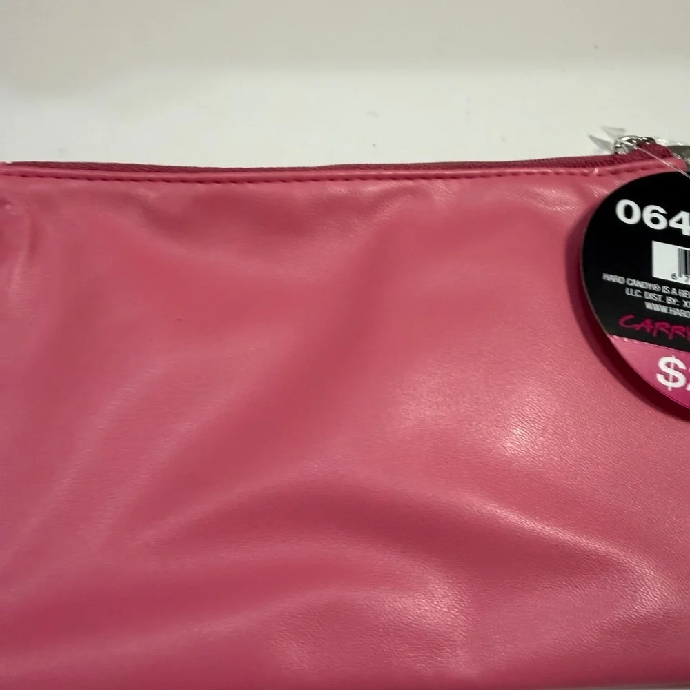 🩷5/$10 Hard Candy Pink Women's Cosmetic Pouch -